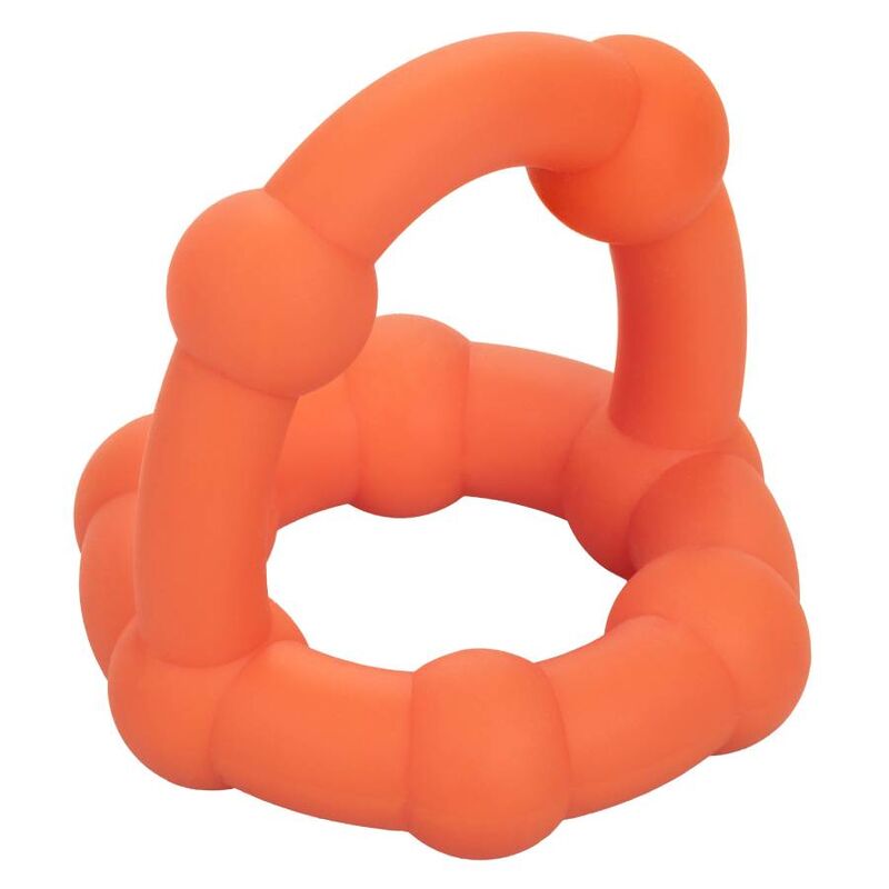 Calexotics-Alpha All Star Ring orange-Silikon, Wasserdicht · Penisringe & -hüllen (Bild 6)