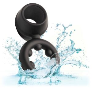 Calexotics-Alpha Dual Magnum Ring Schwarz-Silikon, Wasserdicht · Penisringe & -hüllen (Bild 4)