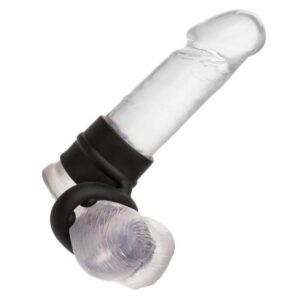 Calexotics-Alpha Dual Magnum Ring Schwarz-Silikon, Wasserdicht · Penisringe & -hüllen