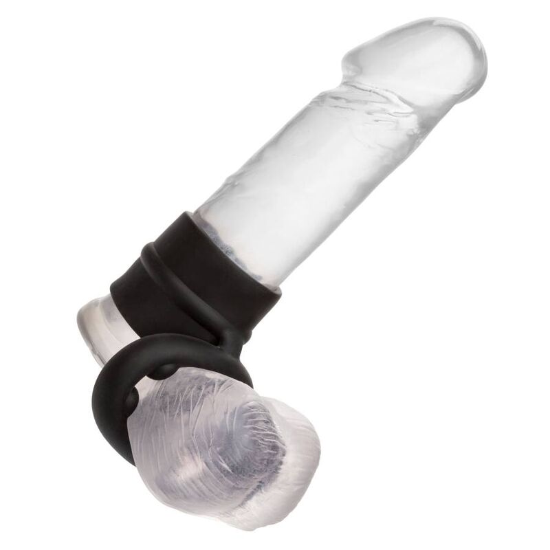 Calexotics-Alpha Dual Magnum Ring Schwarz-Silikon, wasserdicht
