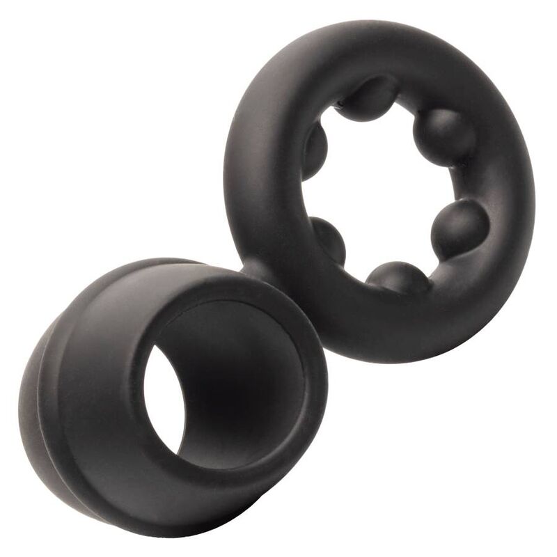 Calexotics-Alpha Dual Magnum Ring Schwarz-Silikon, Wasserdicht · Penisringe & -hüllen (Bild 9)