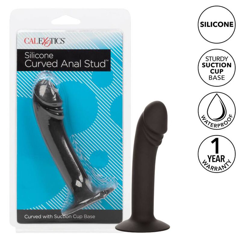 Calexotics-Analplug Curvato-Silizium, Saugnapf · Analspielzeug (Bild 2)
