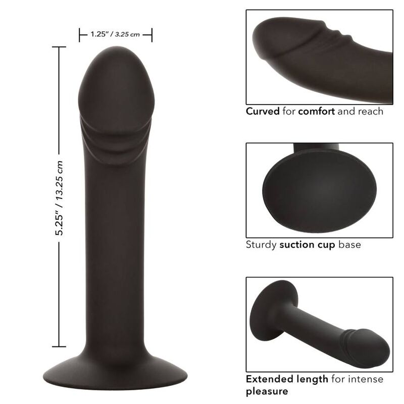 Calexotics-Analplug Curvato-Silizium, Saugnapf · Analspielzeug (Bild 4)