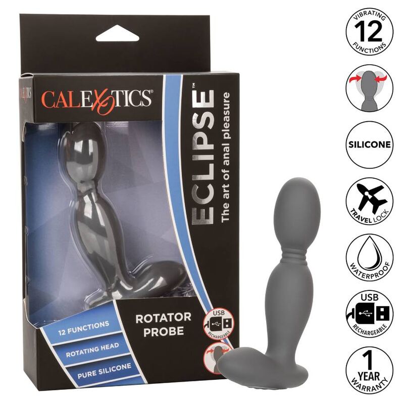 Calexotics-Analrotator aus Silikon Wiederaufladbar, 12 · Analspielzeug (Bild 2)