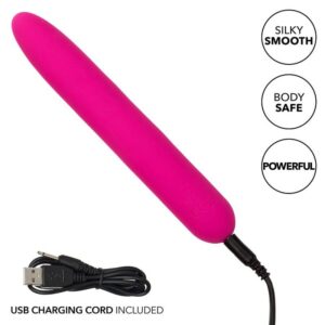 Calexotics-Bliss Vibe Pink Vibrator in Silikon Liquido, Usb · Vibratoren (Bild 7)