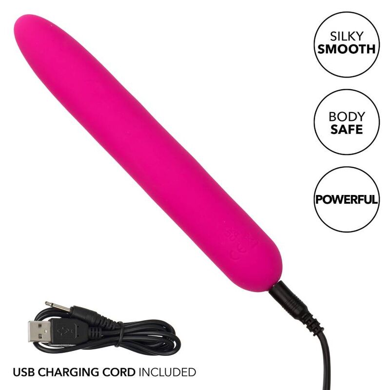 Calexotics-Bliss Vibe Pink Vibrator in Silikon Liquido, Usb · Vibratoren (Bild 7)
