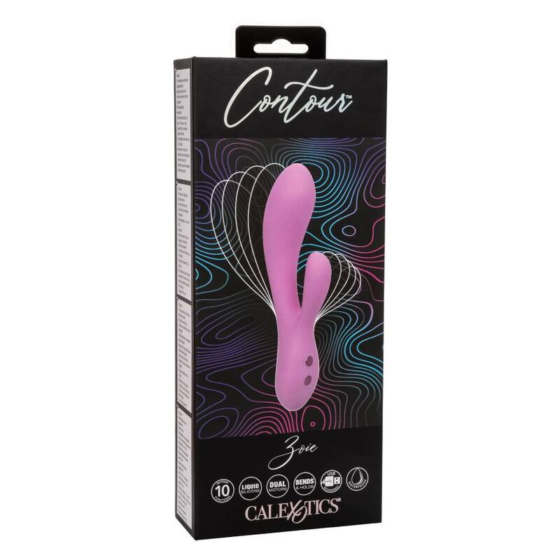 Calexotics-Umgebung Zoie Pink-Silikon, 10 Geschwindigkeiten, Wiederaufladbar, USB · Vibratoren (Bild 2)