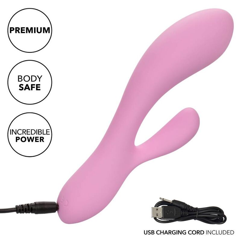 Calexotics-Umgebung Zoie Pink-Silikon, 10 Geschwindigkeiten, Wiederaufladbar, USB · Vibratoren (Bild 5)