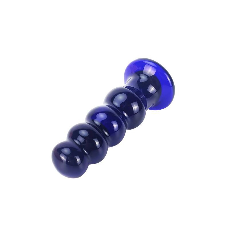 Toyjoy-Buttocks the Radiant Analplug aus Vibrationsglas-5 · Spielzeug aus Glas & Metall