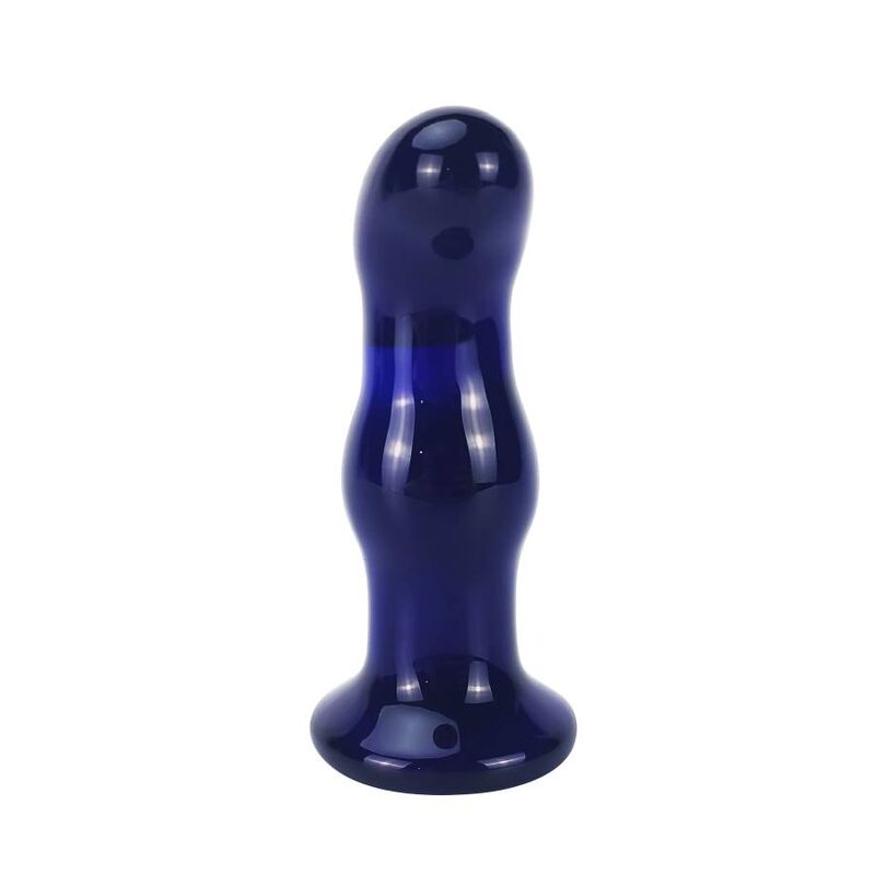 Toyjoy-The Gleaming Analplug Vibration in Glas-5 Geschwindigkeiten · Spielzeug aus Glas & Metall (Bild 3)