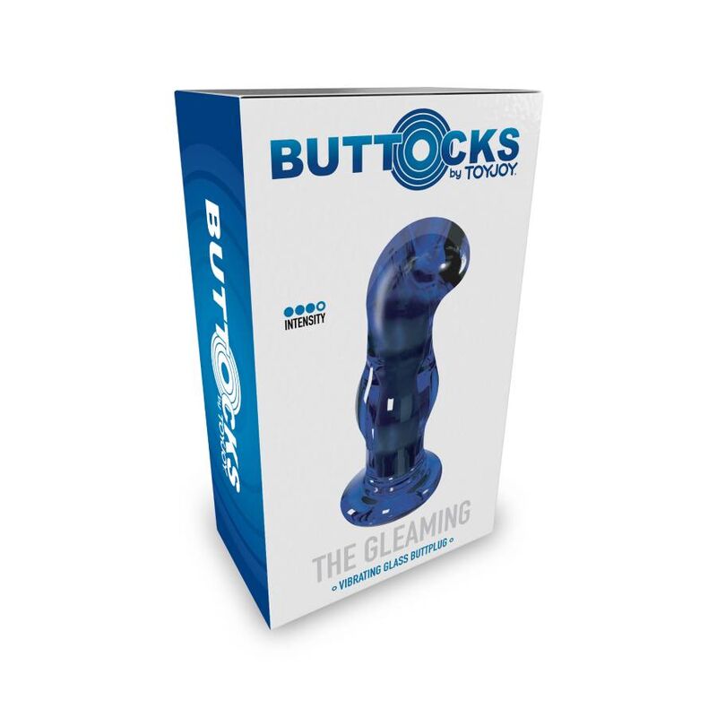 Toyjoy-The Gleaming Analplug Vibration in Glas-5 Geschwindigkeiten · Spielzeug aus Glas & Metall (Bild 6)