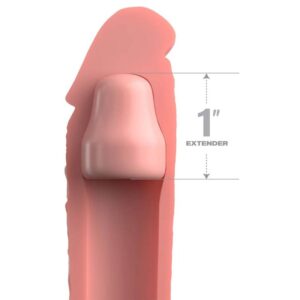 Fantasy X-Pipedreams-Sleeve 17,78 cm + 2,54 cm Plug · Penisringe & -hüllen (Bild 3)