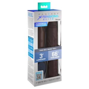 Fantasy X-Spannung-Penishülle abnehmbare Vibration 22,86 cm + Stecker 7,62 · Penisringe & -hüllen