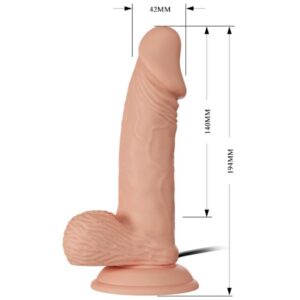Baile-Treffen Schöne Zebulon Dildo Realistische Vibration 19.4 cm · Vibratoren (Bild 7)