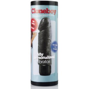 Cloneboy-Penis Klonen Kit mit Vibration, Schwarz-Silikon · Sextoys