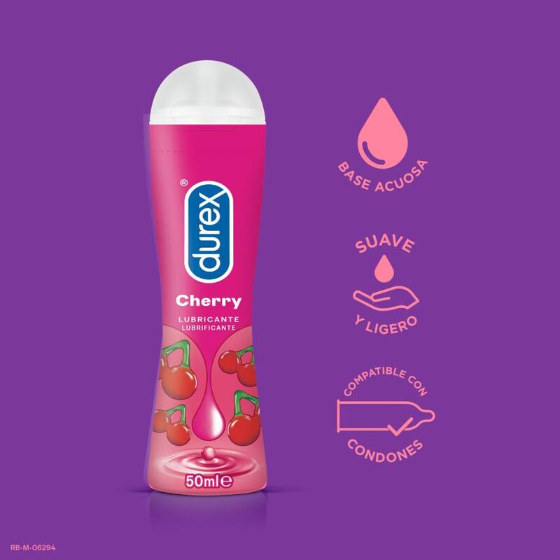 Durex Lubes-Play Cherry Gel Aromat Kirsche 50 ml · Gleitgel (Bild 2)