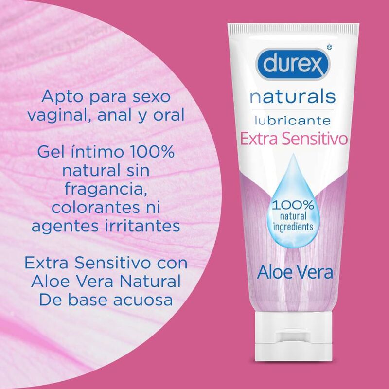 Durex Lubes-Naturals Gleitgel Extra Sensibel 100 ml · Kosmetika & Aphrodisiaka (Bild 2)