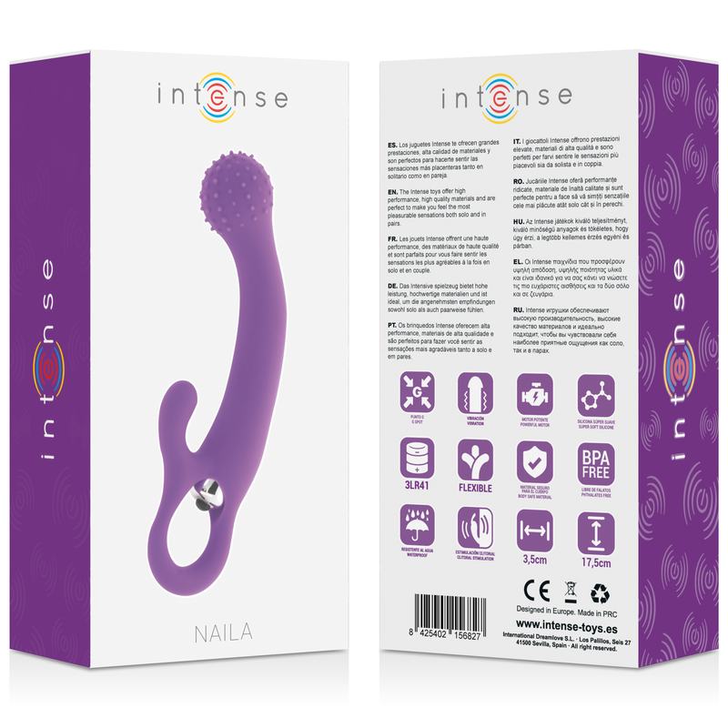 Intense High Tech-Naila Vibrator in Silikon Flieder · Vibratoren (Bild 6)