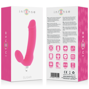 Intense High Tech-Zucker Sieben Geschwindigkeit Silikon Medical Fuchsia-7 · Vibratoren (Bild 5)