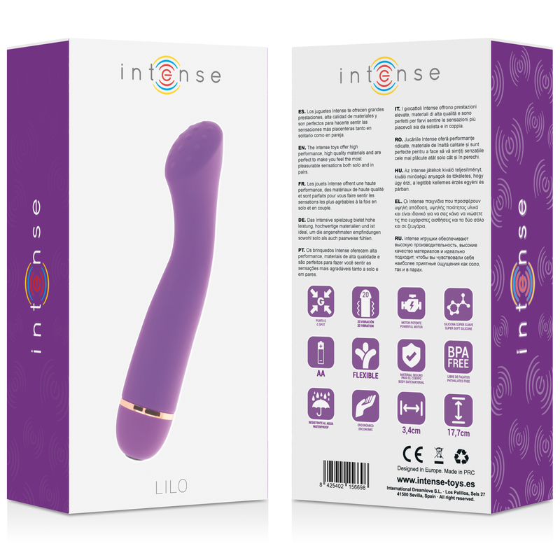 Intense-Lilo Vibrator Silikon G-Spot, Wasserdicht · Vibratoren (Bild 8)