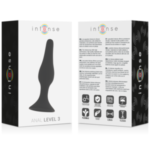 Intense Anal Toys-Analniveau 3 12.5CM Schwarz-Silikon · Sextoys (Bild 4)
