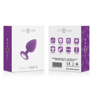 Intense Anal Toys-Shelki S Analplug Flieder-Silikon, Wasserdicht · Sextoys (Bild 5)
