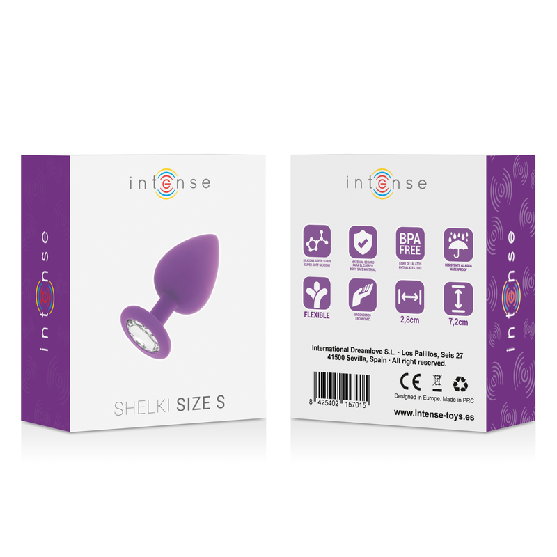 Intense Anal Toys-Shelki S Analplug Flieder-Silikon, Wasserdicht · Sextoys (Bild 5)