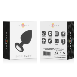 Intense Anal Toys-Shelki M Analplug Schwarz-Silikon, Wasserdicht · Sextoys (Bild 5)