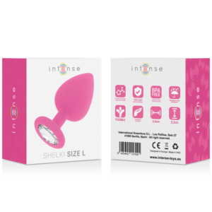 Intense Anal Toys-Shelki L Analplug Fuchsia-Silikon · Sextoys (Bild 2)