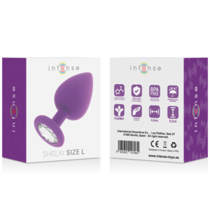 Intense Anal Toys-Shelki L Analplug Flieder-Silikon, Wasserdicht · Sextoys (Bild 4)