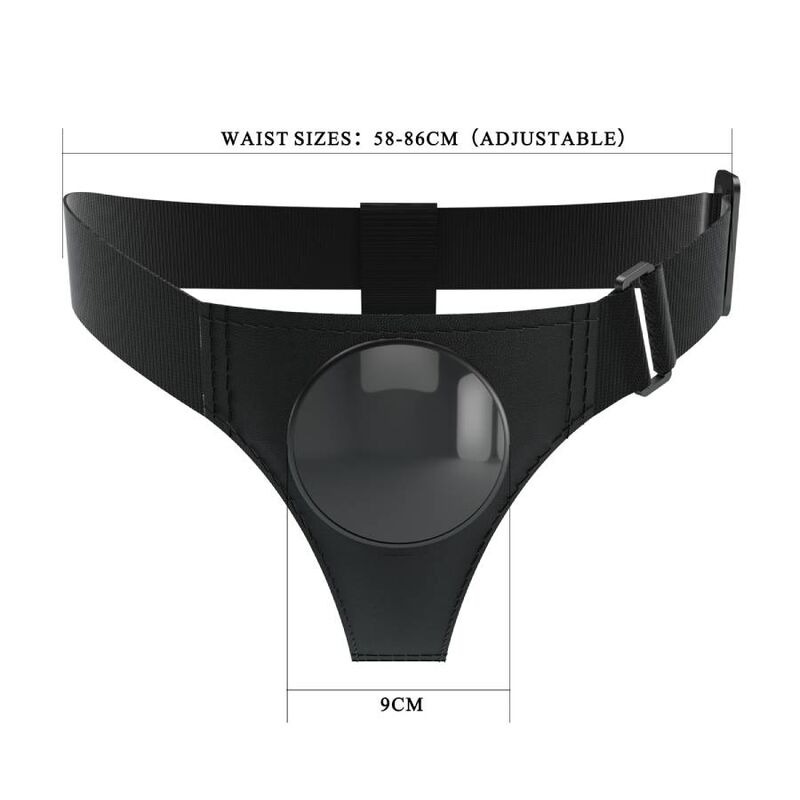 Harness Collection-Harness Universal Schwarz-ABS, Wasserdicht · Strap-on & Harness (Bild 4)