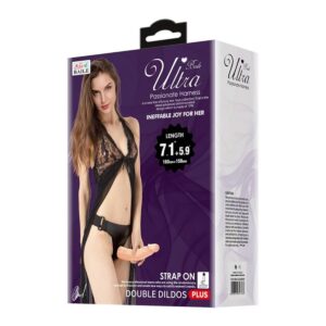 Baile Harness Collection-Ultra Dildo Double Passion mit Harness-TPR · Strap-on & Harness (Bild 4)