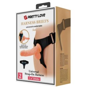 Harness Collection-Slip Universale Harness mit Dildo Tom 20 cm · Strap-on & Harness (Bild 6)
