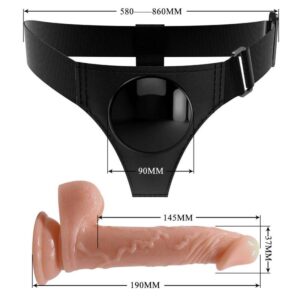 Harness Collection-Armband Harness Universal mit Dildo Kevin 19 · Strap-on & Harness (Bild 3)
