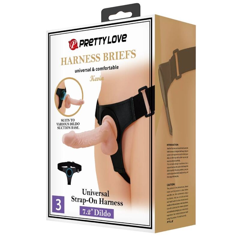 Harness Collection-Armband Harness Universal mit Dildo Kevin 19 · Strap-on & Harness (Bild 7)