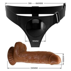 Harness Collection-Slip Harness Universal mit Dildo Micheal 20 cm · Strap-on & Harness (Bild 6)