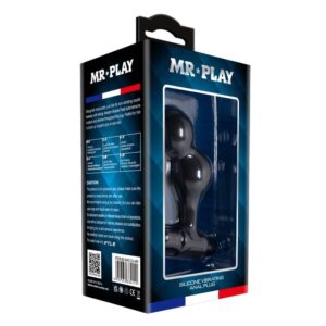 Mr Play-Anal vibrierende Stecker aus Silikon Schwarz-10 Geschwindigkeiten · Sextoys (Bild 6)