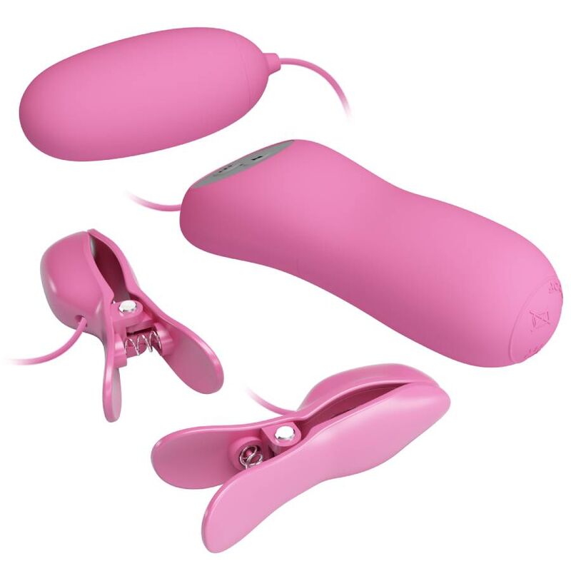 Remote Control-Rosa-Silikon Vibrationszangen, 7 · Vibratoren (Bild 2)