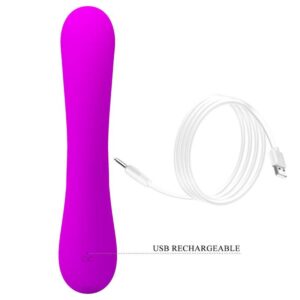 High Tech-Solo-Silikon Vibrator Klitoris Mit Suction, Lila-10 · Vibratoren (Bild 3)