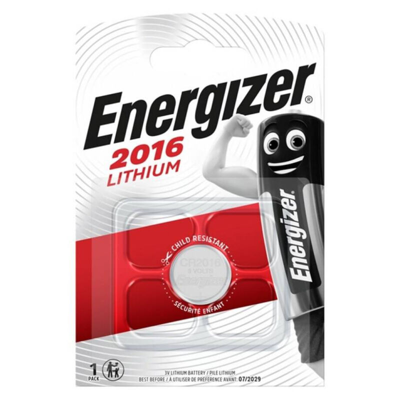 Energizer-Lithium-Knopfzelle CR2016 3V, 1 Stk.