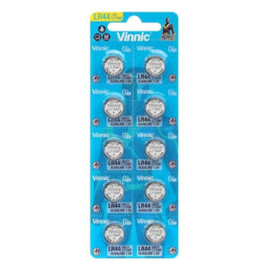 Vinnic-Alkaline-Knopfzellen AG13 L1154F LR44 Blister*10