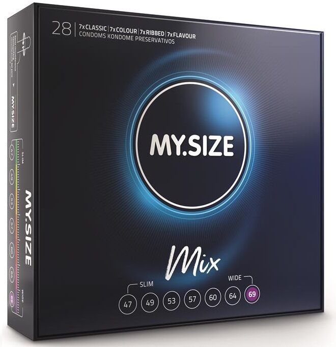 My Size Mix-Mischung von Kondome 69 mm, 28 Stk. · Kondome