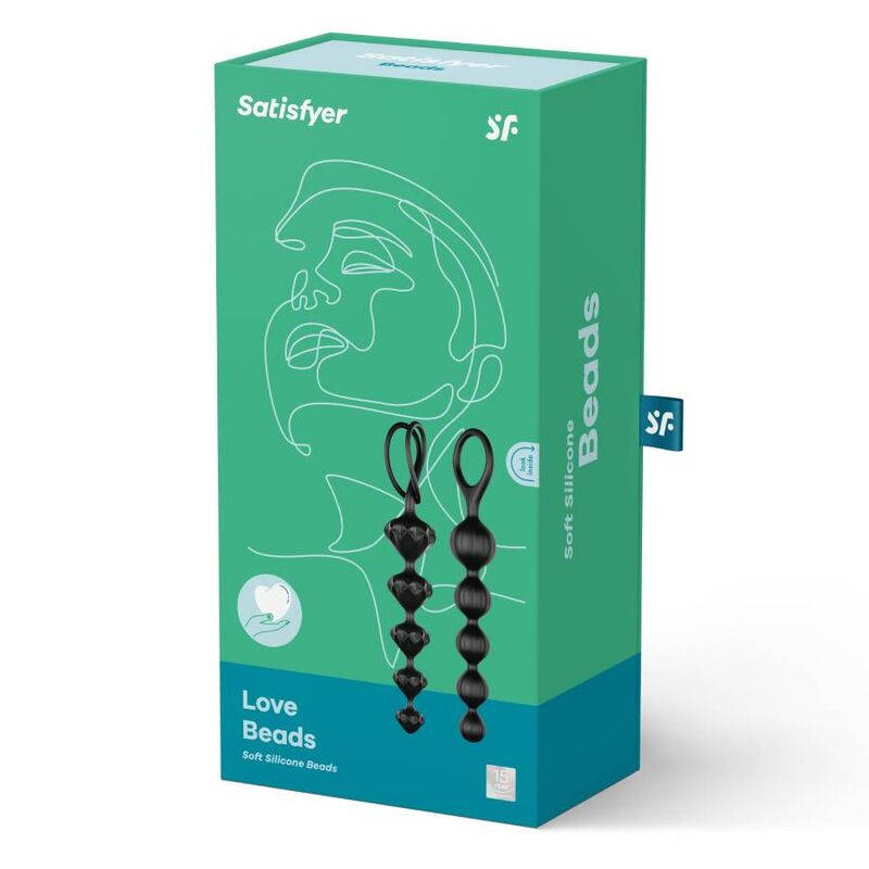 Satisfyer Beads-Love Beads Black-Silikon · Sextoys (Bild 2)