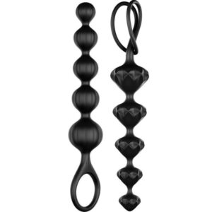 Satisfyer Beads-Love Beads Black-Silikon · Sextoys