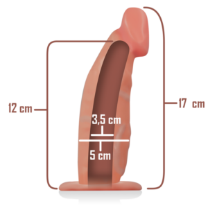 Intense For Him-Harness Leere mit Dildo 18 X 3.5 cm · Strap-on & Harness (Bild 3)
