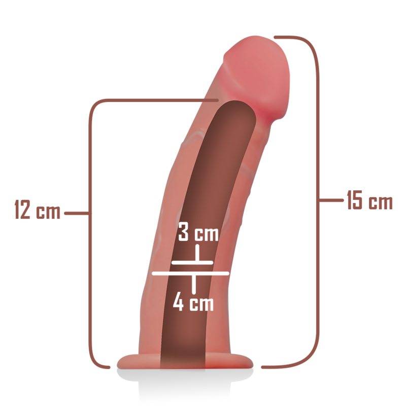 Intense For Him-Schlauchgurt mit Dildo 16 X 3 cm · Strap-on & Harness (Bild 5)