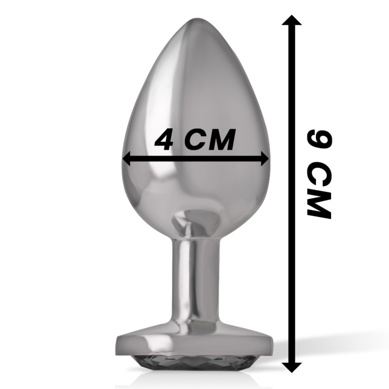 Intense-Analplug aus Metall mit dekorativem Stein · Spielzeug aus Glas & Metall (Bild 12)