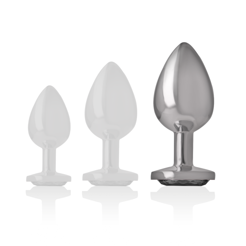 Intense-Analplug aus Metall mit dekorativem Stein · Spielzeug aus Glas & Metall (Bild 8)