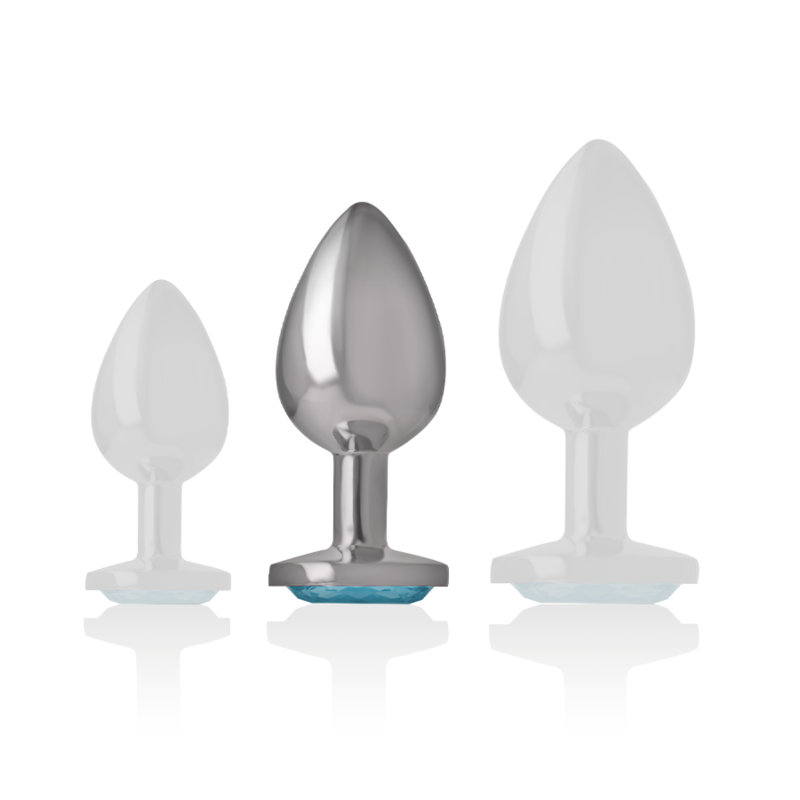 Intense-Analplug aus Metall mit dekorativem Stein · Spielzeug aus Glas & Metall (Bild 15)