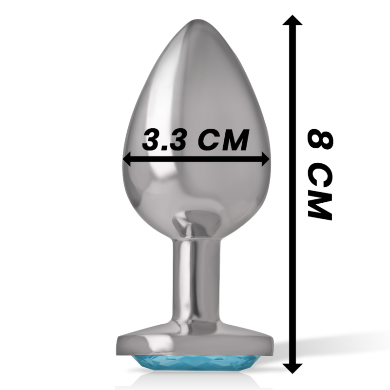 Intense-Analplug aus Metall mit dekorativem Stein · Spielzeug aus Glas & Metall (Bild 16)